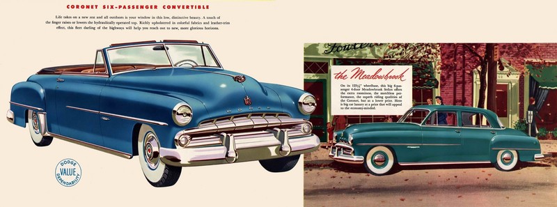 1951 Dodge Car Foldout Page 5